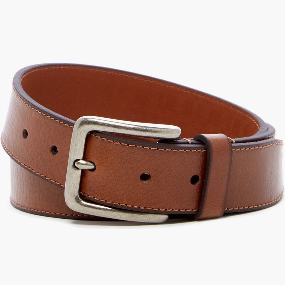 NEW Boconi Stitch Tan Belt Sz 44
